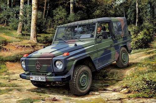 Revell 03277 Modellbausatz mit Farben Mercedes G-Klasse Wolf Bundeswehr - Picture 4 of 4