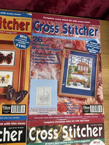 Vintage Cross Stitcher Magazines Issues from 1994 Iss 14-19 and 21-25 x11 - Picture 6 of 12