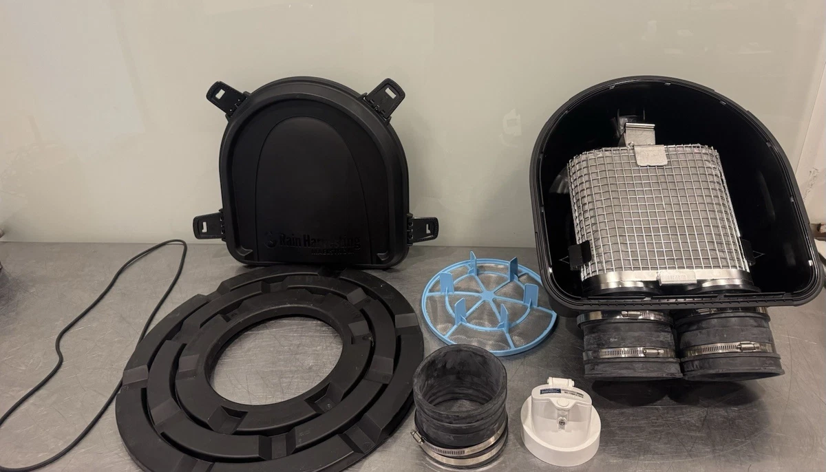 Filtro Y Desviador De Agua De Lluvia Total Rain - Kit Todo En