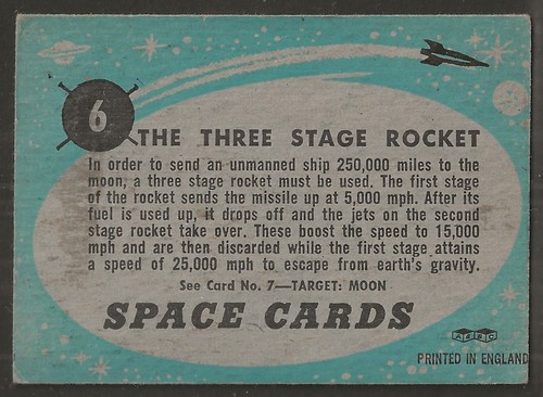 A&BC-SPACE CARDS (SMALL A&BC LOGO) 1958-#06- QUALITY CARD!! - Picture 2 of 2
