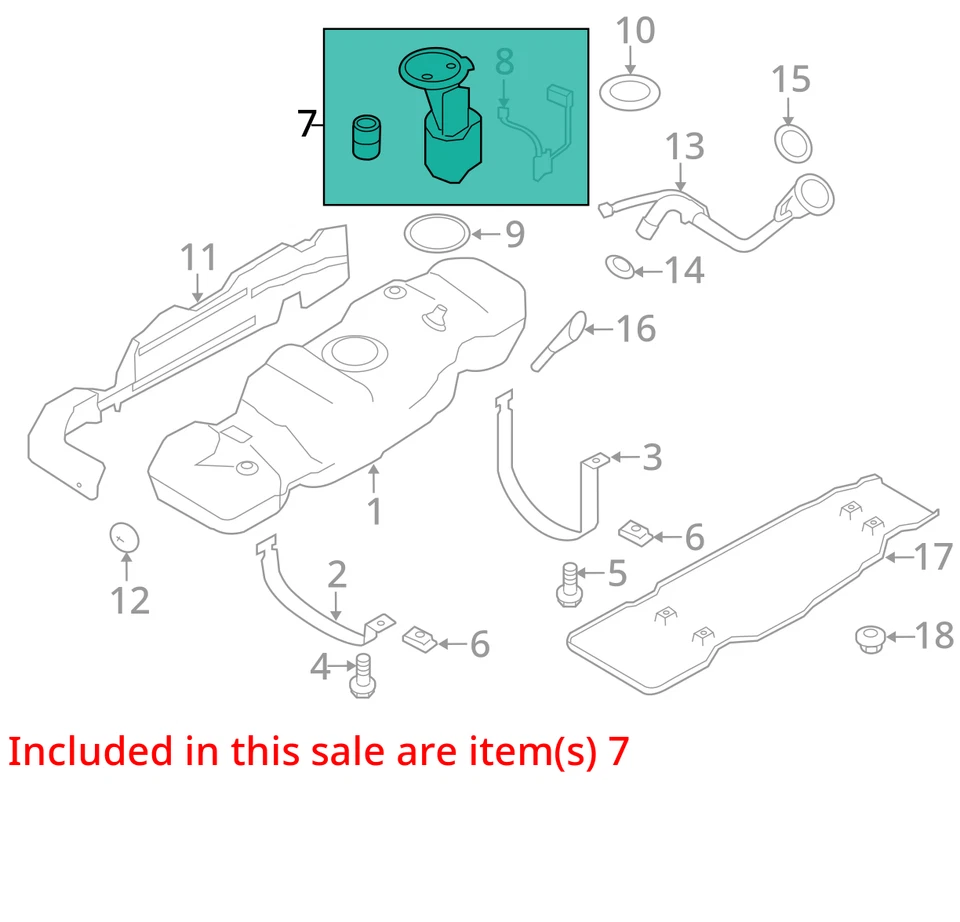 Fuel Pump 3.5L Turbo 4WD Tank Mounted Fits 12-14 FORD F150 PICKUP 5008306 - Image 2 of 3