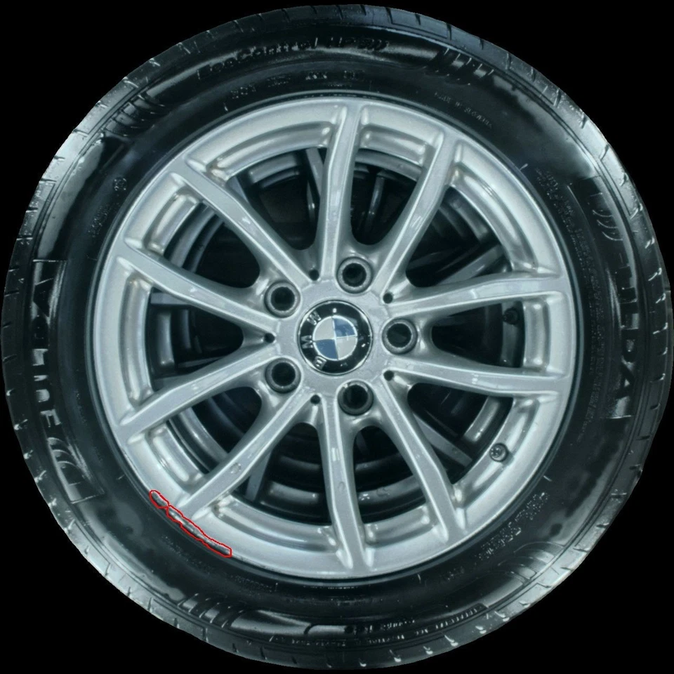 205/55 R16 Sommerreifen BMW 1er F20 F21 16 Zoll Alufelgen Komplettsatz 6mm - Bild 3 von 4