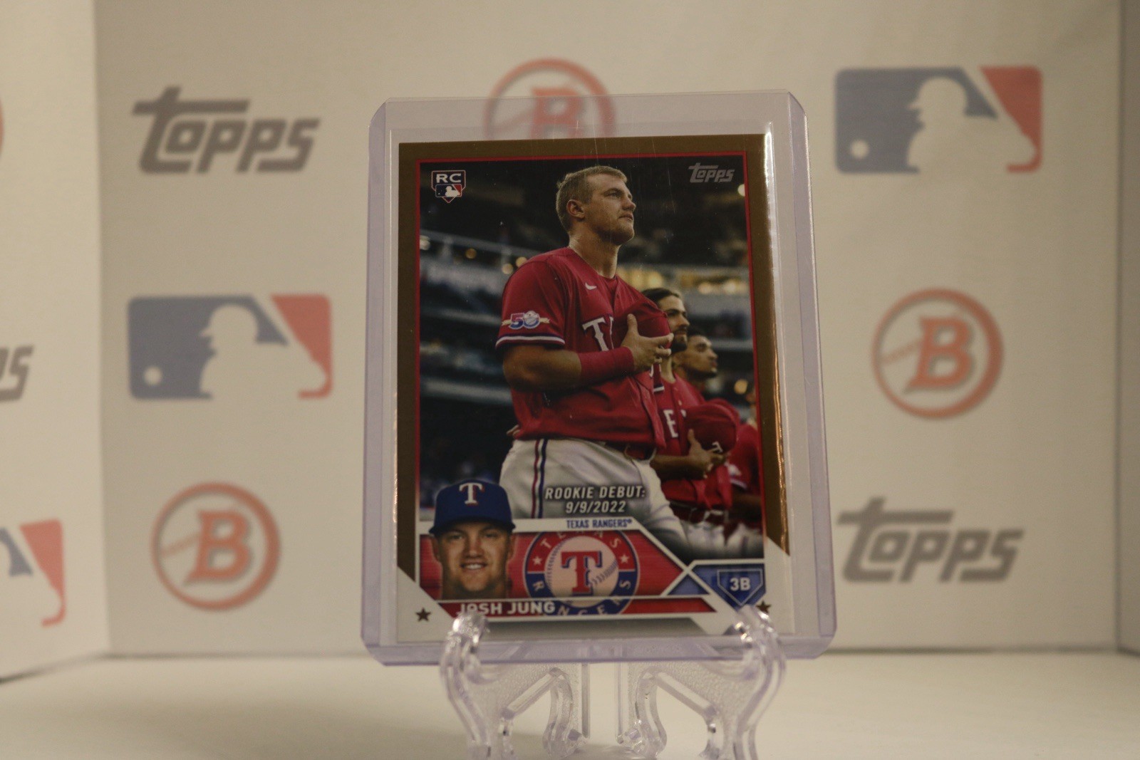 2023 Topps Update Series - Rookie Debut Josh Jung #US308 Gold /2023 (RC)