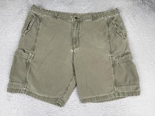 Tommy Bahama Shorts Mens 44 Olive Green Relax Cargo Cotton Casual Cargo Pockets