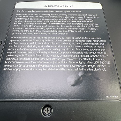 Microsoft Natural Ergonomic Wired USB Keyboard 4000 v1.0 B2M-00012 - TESTED - Picture 17 of 24