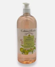 CRABTREE & EVELYN Sweet Almond Oil Bath and Shower Gel 33.8 FL OZ HUGE XL NEW