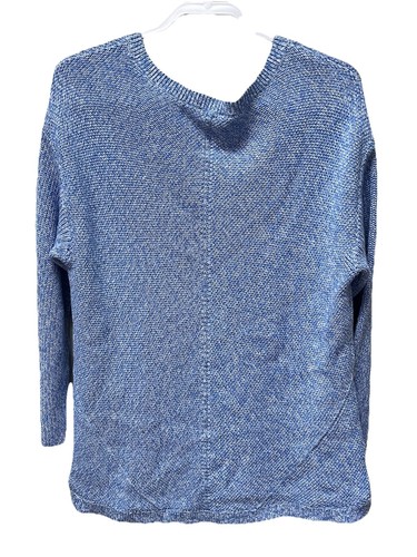 Neu mit Etikett Talbots blauer Pullover Zopfmuster Pullover gewellter Saum Damengröße 1X - Bild 7 von 7