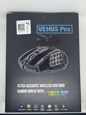UTECHSMART VENUS PRO RGB WIRELESS MMO GAMING MOUSE 16,000 DPI OPTICAL - BLACK