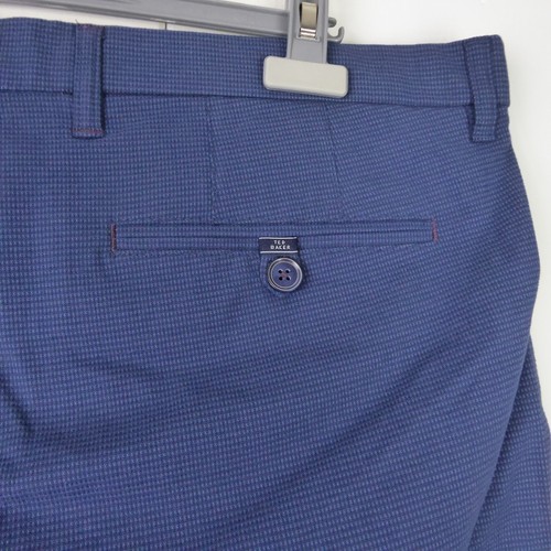 Ted Baker Hose Herren Gr. 38 R gerades Bein elegant Business Karriere Büro strukturiert - Bild 8 von 13