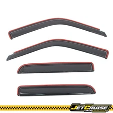 Fits 01-03 Ford F-150 Crew Cab 02-03 Lincoln Blackwood In Channel Window Visors