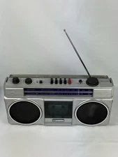 Vintage Sears SR2000 AM FM Boombox Radio Stereo Cassette Player WORKS