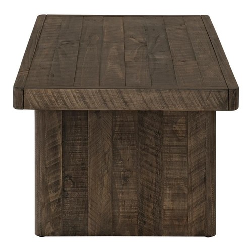 Moe's Home Collection Monterey Solid Wood Coffee Table in Aged Brown - Picture 5 of 9