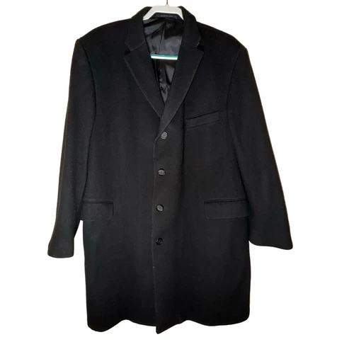 BURBERRY soprabito uomo lana nero taglia 48 regular