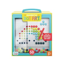 NEW Chuckle & Roar Magnetic Dot Art Color by Number Toy Mess Free Stencil Art