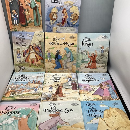 Alice In Bibleland Books Lot of 11 Some Scratches On Cover Two Books Have Damage - Picture 17 of 17