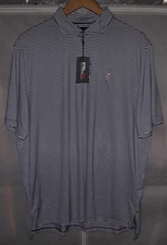 NEW RALPH LAUREN RLX Performance Polo Shirt FRIAR'S HEAD GOLF CLUB XL Blue White