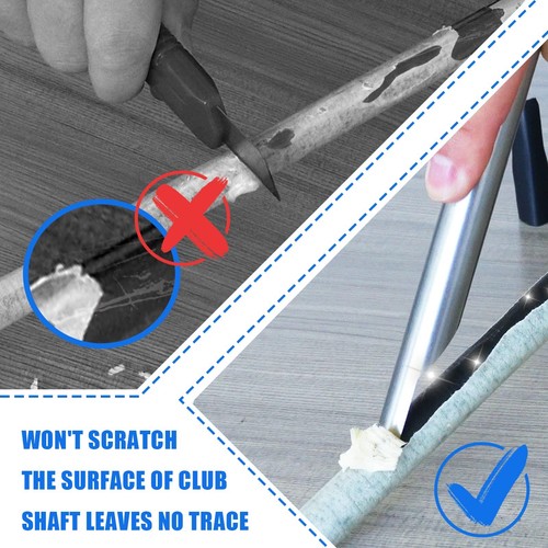 Golf Grip Tape Stripper Remove Tool, No Tape Residue Rapid Removal - Perfect ... - Picture 6 of 8