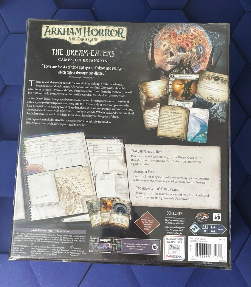 Arkham Horror LCG The Dream Eaters Campaign expansion BNIS SEALED English - image 2 of 3