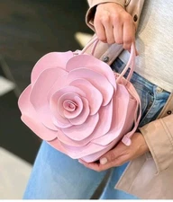 NWT Kate Spade Rose 3D Flora Crossbody Bag Handbag Novelty Pink Horizon Leather