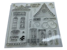 My Acrylix Everyday Life Around The Block D1377 Decorative Stamps