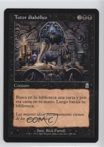 Diabolic Tutor Spanish Magic: Odyssey #129 2001 0b5