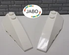 (O 15 / 9) LEGO 41747 + 41748 Wedge Brick Wing 6x2 White 7751 4483 4511 75021