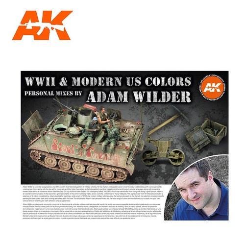 AK Interactive 11763 - WWII & Modern US Color Mix personali di Adam Wilder - Foto 3 di 4