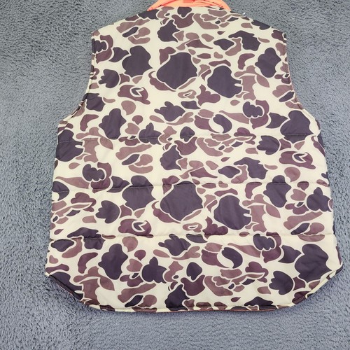 Winchester Duck Camo & Blaze Orange Reversible Puffer Hunting Vest Large - Picture 4 of 9
