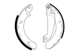 Bremsbackensatz TEXTAR 91043800 für ORION GAL AAL FORD AFL ABL ALL ANL 203 5 3 6
