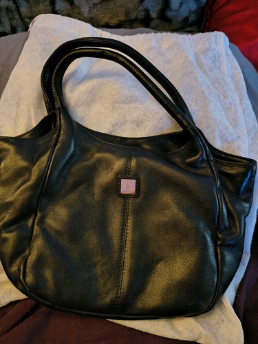 Vintage Saint Jack Leather Handbag *Gorgeous* Black Conditioned Leather