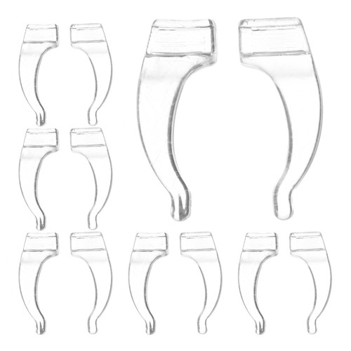10 pares de almohadillas de silicona para gafas para dolor almohadillas de silicona para gafas - Imagen 7 de 12