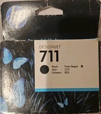 Genuine HP 711 80-ml Black DesignJet Ink Cartridge CZ133A OEM  SEALED Ex 04/2020