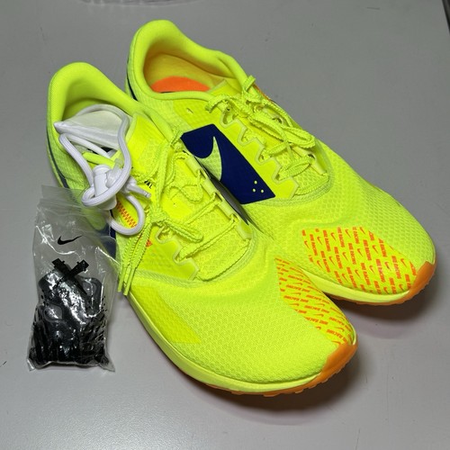 New Nike Rival XC 6 Cross-Country Track Spikes Mens Size 12 Volt DX7999-701 Bag - Picture 2 of 6