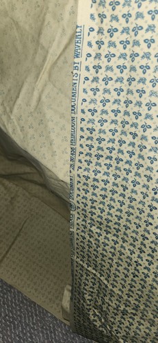 Vintage Authentic "Susannah" Waverly Screen Print Vat Dyes Fabric Lot As Is - Picture 5 of 7