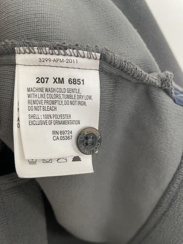 Penn State Columbia Long Sleeve Shirt Pullover Gray Navy Logo Men’s Small - Picture 4 of 7