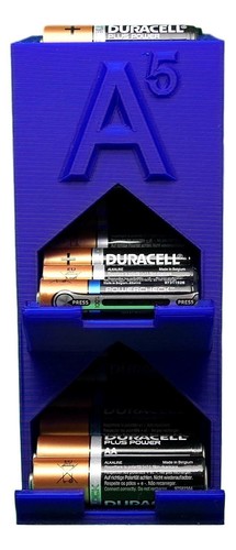 AA and AAA Battery Organizer - 3D Printed Battery Storage Rack - Picture 10 of 14