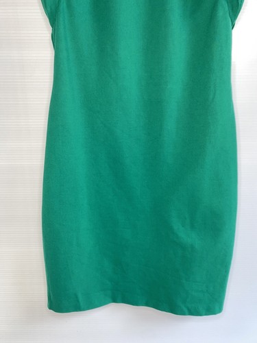 Forever New Green Short Cocktail Party Dress With Ruffle Capped Sleeves Size 10 - Picture 4 of 12