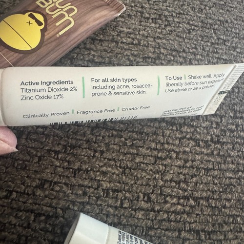 Sunscreen Lot travel sz MD Solar Sciences Sun Bum La Roche Posay 50+ mineral - Picture 4 of 5