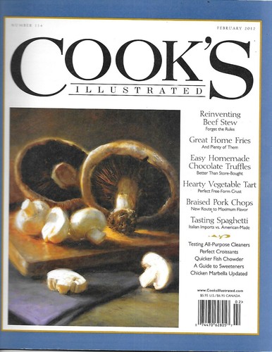 Cook's Illustrated Magazine Beef Stew Home Fries Chocolate Truffles Pork Chops - Picture 1 of 6