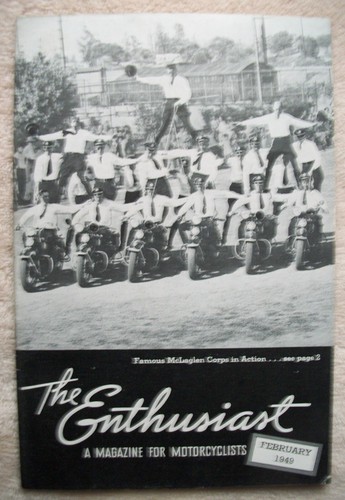 Das Enthusiast Magazin für Motorradfahrer Harley Davidson Februar 1949 - Bild 1 von 7