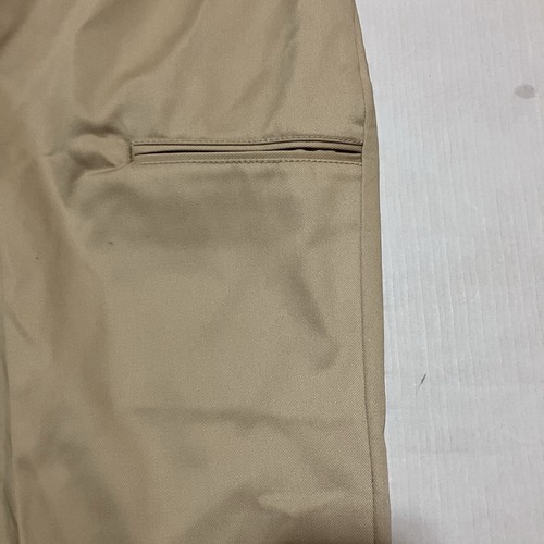 NWT Elwood Men's Chino Pants Gold Beige Size XL 39x30 Satin Straight Leg Casual - Picture 8 of 9