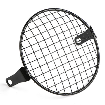 6.5'' Headlight Grill Guard Motorcycle Headlamp Light Cover for Cafe Racer Mesh