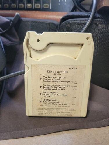 2 Kenny Rogers 8-Track Tape – Greatest Hits & Kenny Fully Tested Country Rock A+ - Picture 5 of 10