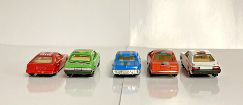 Vintage Yatming 1:64 lot of five diecast cars - some hard to find variations! - Picture 5 of 5