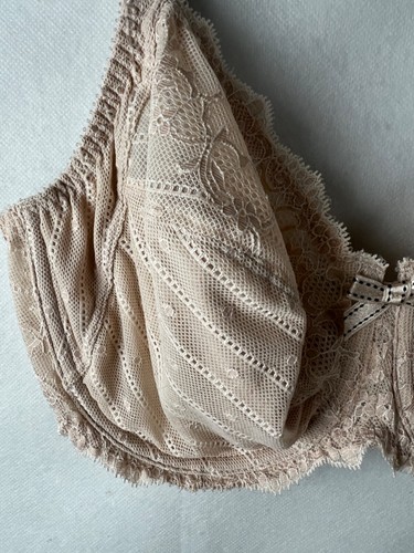 Chantelle Bra Size 32DD Rive Gauche 3281 Underwire 3 Part Bra Cappuccino A76 - Picture 16 of 18