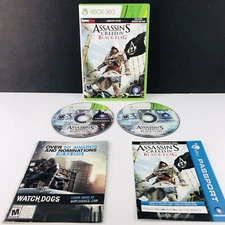 Assassin's Creed IV 4 Black Flag Xbox 360 - Complete CIB