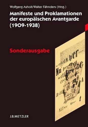 Wolfgang Asholt Manifeste Und Proklamationen Der Europäischen Avan