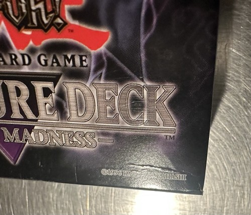 YUGIOH Zombie Madness 1st Edition Structure Deck Factory Sealed Minor Creases - Picture 8 of 8