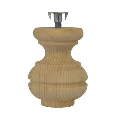 Small Tall Pine Bun Foot + Bolt & 11mm T-Nut 67mm * 85mm CHOOSE QUANTITY A3TMBT - Picture 5 of 17