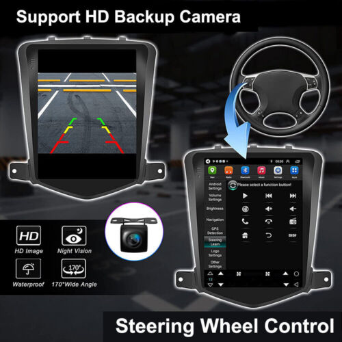 For Chevy Cruze 2009-2015 Android 12 Car Apple Carplay Radio GPS Stereo + Camera - Picture 12 of 16